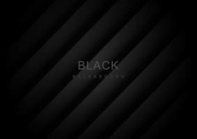 Black layers with diagonal stripes and shadow vector