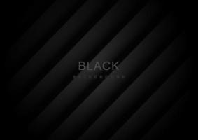 capas negras con rayas diagonales y sombras vector