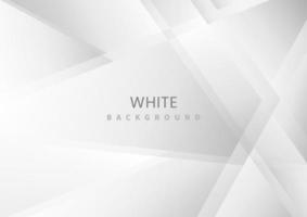 White and gray triangle overlapping layers vector