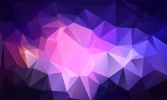 Abstract colorful low poly triangle shapes vector