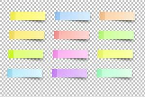 Sticky reminder notes  vector