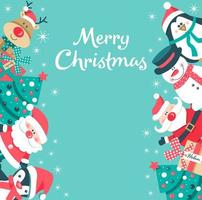 Green Christmas Background  vector