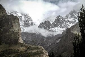 Snow capped Ultar Sar Mountain  photo