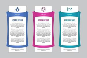 Infographic Banners with Sliding Frames vector