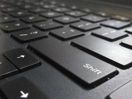 Detail of computer keyboard photo