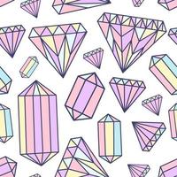 Diamond seamless pattern vector