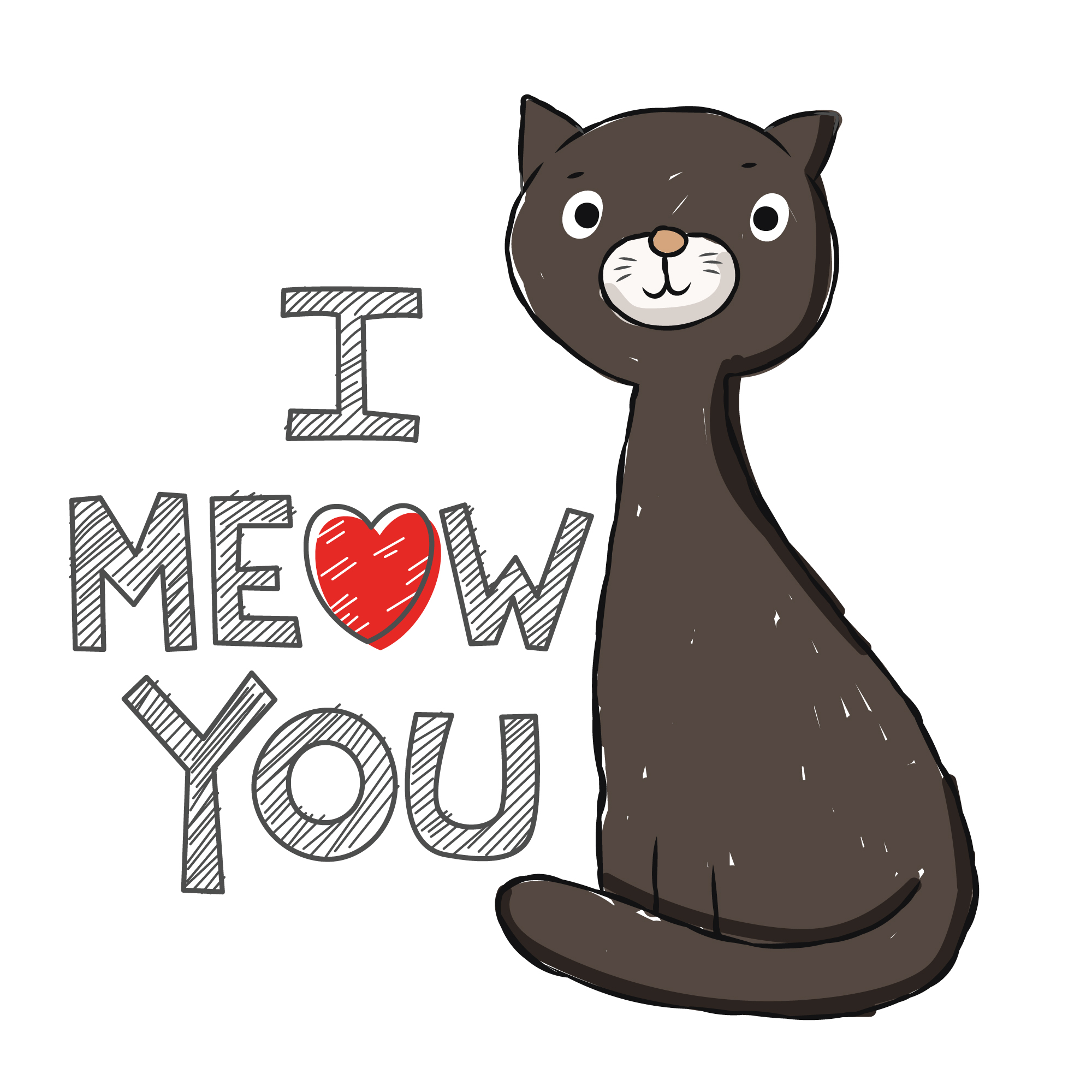I Meow You Cat Download Free Vectors Clipart Graphics Vector Art,Homemade Chinchilla Toys