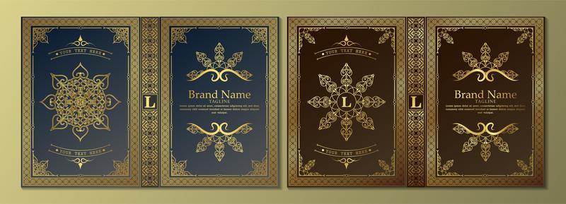 Luxury Book Cover Vector Art, Icons, and Graphics for Free Download