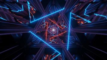 4k uhd illustrated space triangles photo