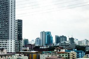 City skyline buildings photo