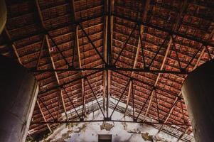 Low angle view of roof photo