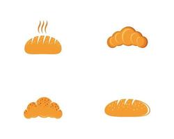 Bread bakery logo icon set  vector