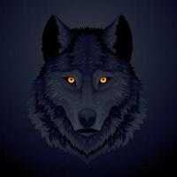 Wolf for t-shirt design or outwear vector
