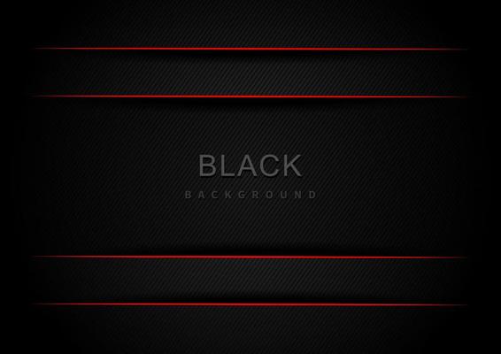 Black and red with border background