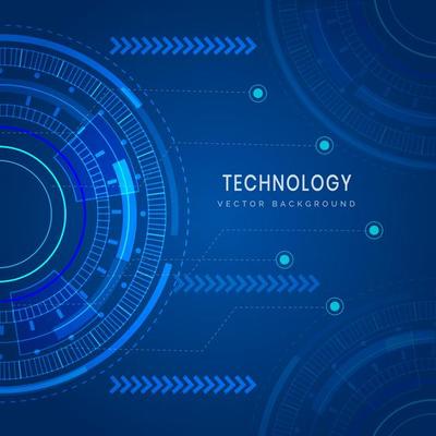 Technology futuristic geometric background