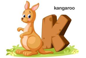 K for Kangaroo vector