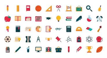 Back to school - Free education icons