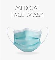 Realistic Medical Face Mask vector