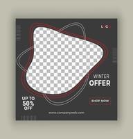 Stylish fashion social media vector