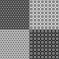 Retro seamless geometric patterns vector