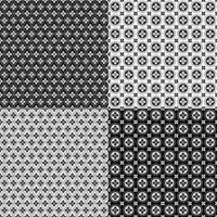 Retro seamless geometric patterns vector