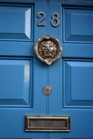 puerta azul en dublin