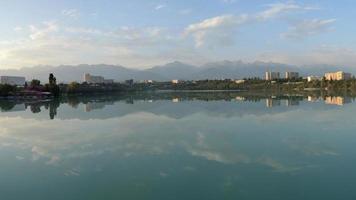 Lake Sayran. Almaty, Kazakhstan. photo