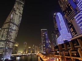 the skyline of Dubai, UAE photo