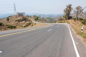 Roads in rural areas of developing countries photo