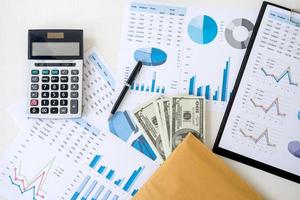 Business items for accounting photo