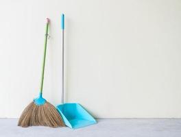Dust pan and broom photo