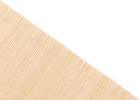 superficie de bambú de la estera foto