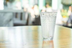 Glass of water photo