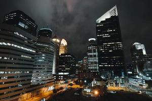 City high-rise buildings photo
