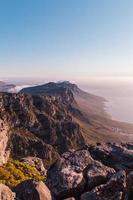 vista de la montaña en sudáfrica foto