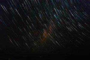 Time lapse of stars photo