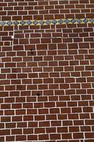 Brick Stack Wall - Decorated Red Brick Wall, Textured Wall photo