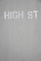 high street stencil background photo