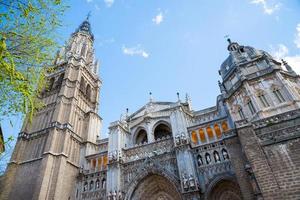 Toledo Cathedral facade, spanish church photo