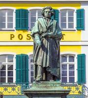 Beethoven Monument on the Munsterplatz in Bonn