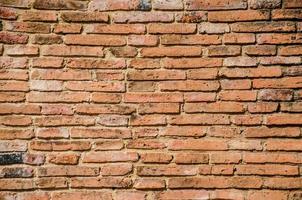 Ancient brick wall photo