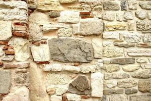 Fondo de pared de piedra antigua decorativa foto