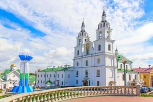 catedral del espíritu santo en minsk, bielorrusia. foto
