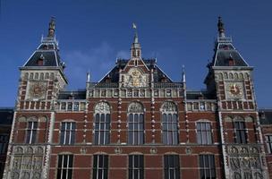 Central railway station in Amsterdam photo