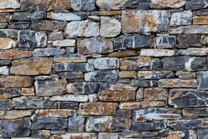 muro de piedras como textura foto