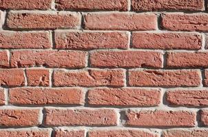 Red bricks wall