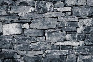 muro de piedras como textura foto