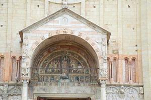 Detalle de la iglesia de San Zeno Maggiore, Verona, Italia.