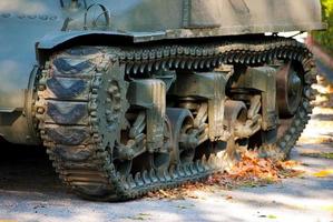 old Sherman tank