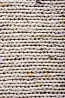 White knitting wool texture background. photo
